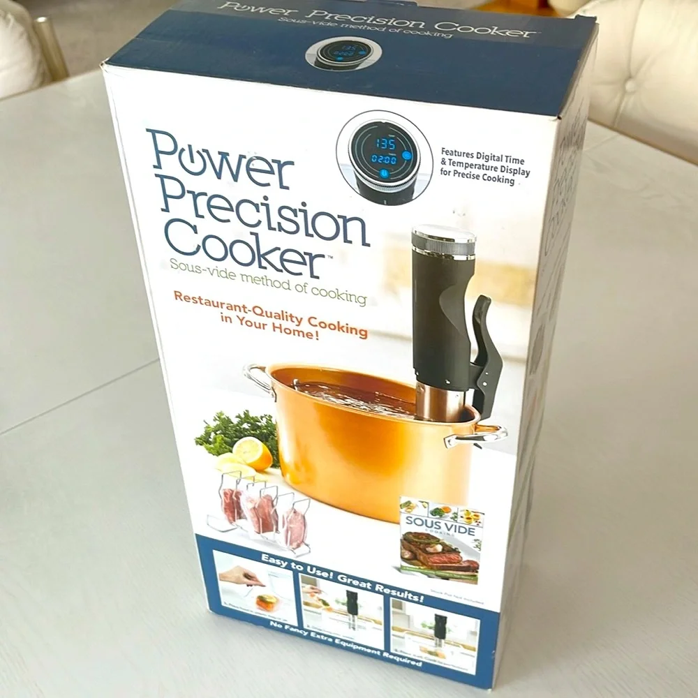 Power Precision Cooker - Sous Vide Method, NEW
